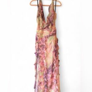 NBD Multicolor Floral Maxi Dress